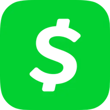 Green square with black dollar sign.