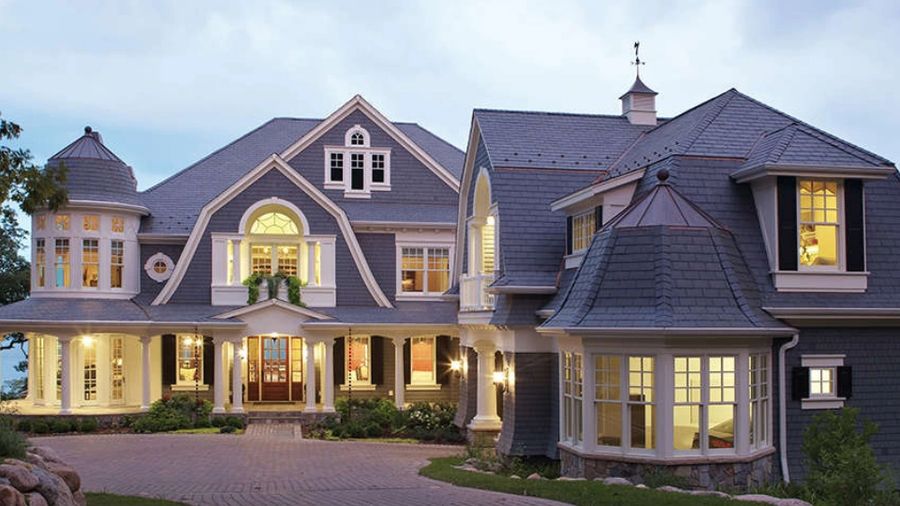 Elegant custom home exterior, Saratoga Premier Builders