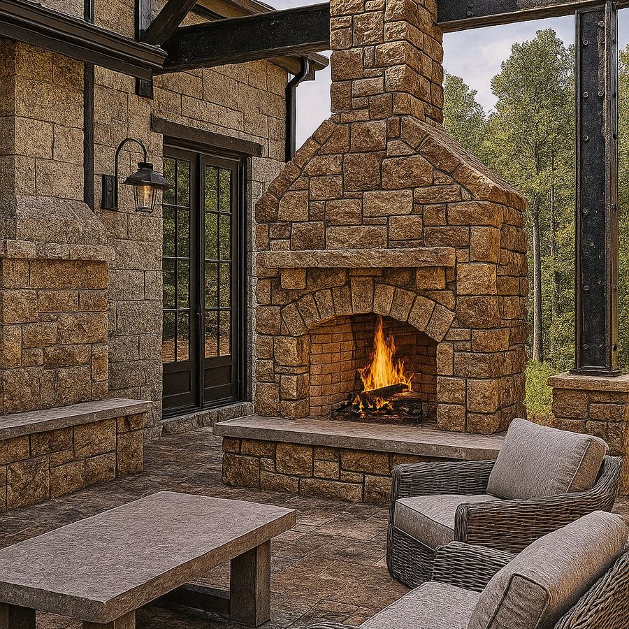 Custom stonework and masonry craftsmanship