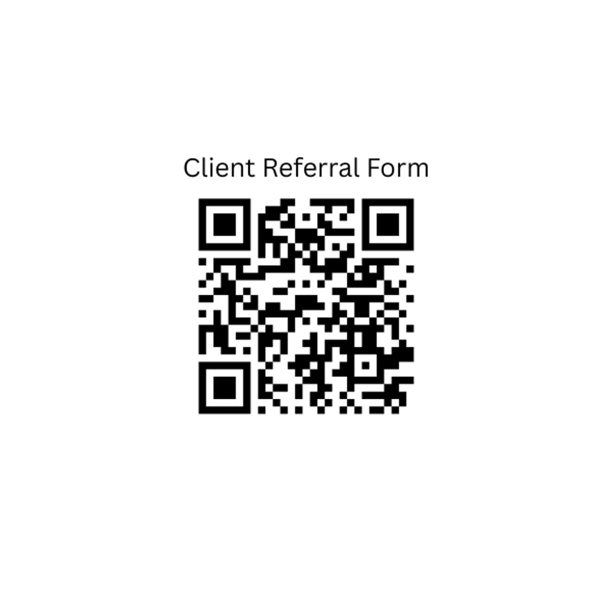 Scan QR code to be directed to the complete form.
