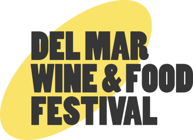 Logo of Del Mar Wine &amp; Food Festival.