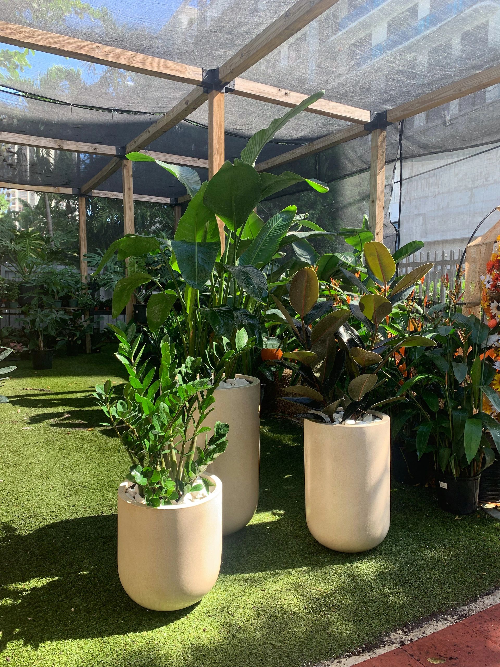 large artificial indoor plants Artificial Monstera Plant  7ft