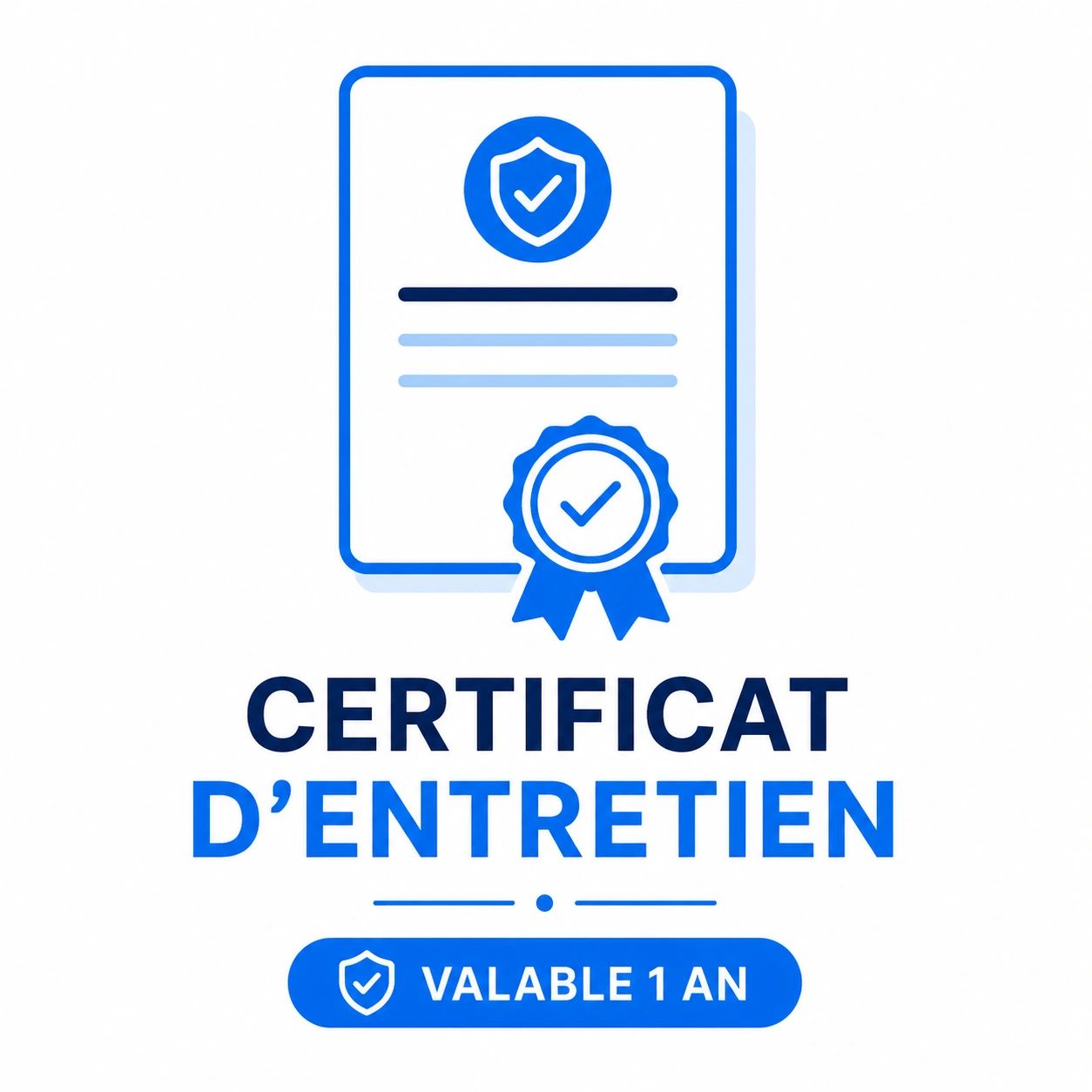 Visuel du certificat d’entretien Docteur Hottes