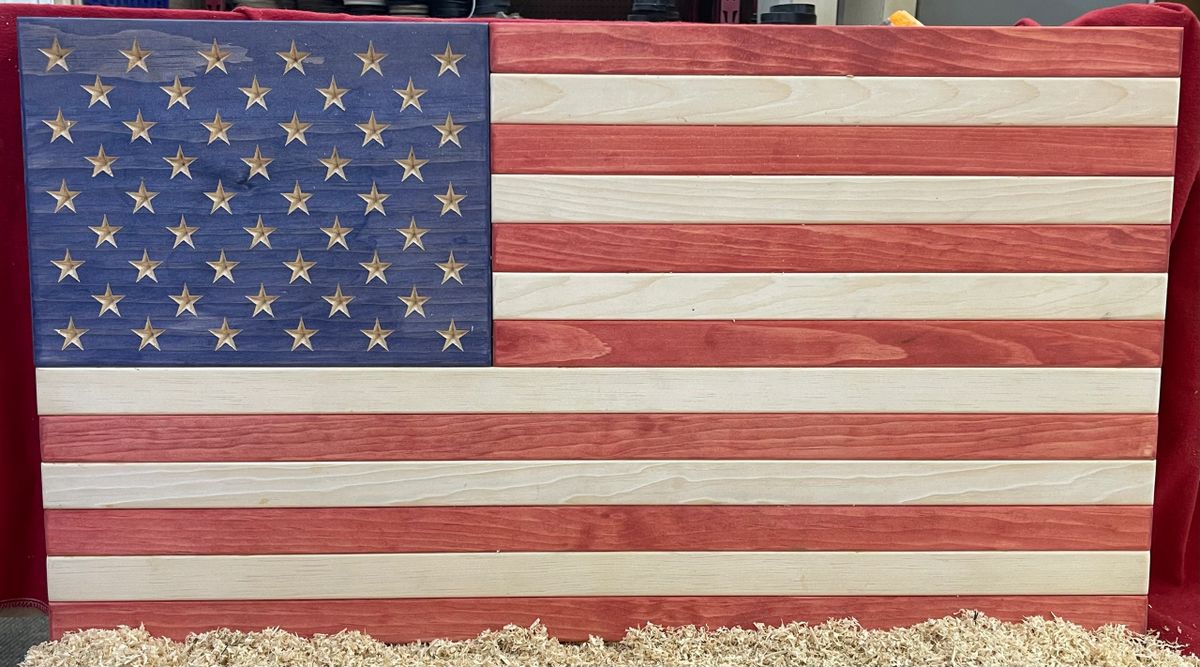 Rustic Wooden Flags