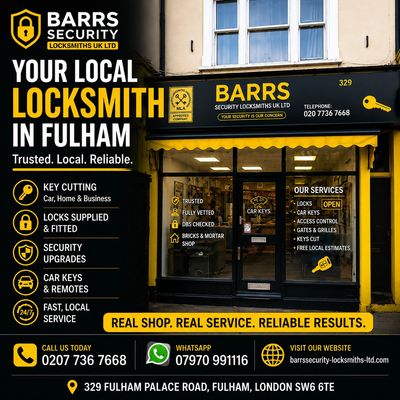 Emergency locksmiths in  hammersmith w6 helping customer locked out of property 