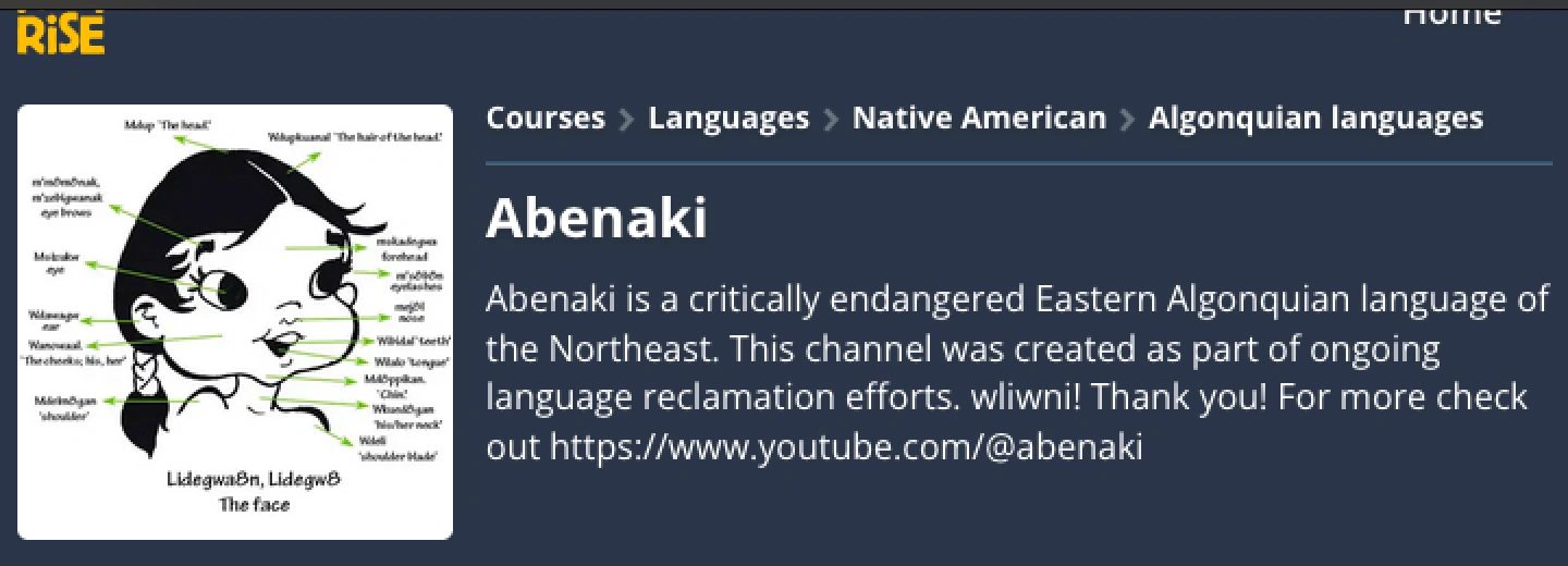 Abenaki Language Memrise Course is back!