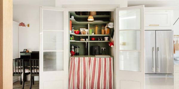 Interior design clever use of space to create a beautiful pantry and maximise storage