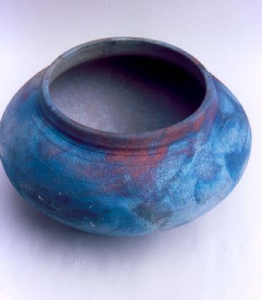 Olympic College Ceramics Class 2004. Vase featuring an iron-saturated matte glaze. Prof. Tomas Oliva