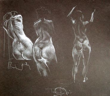 Drawing by Sculptor Tomas Oliva