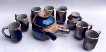 Olympic College Ceramics Class Student Works 2003. Professor Tomas Oliva.
