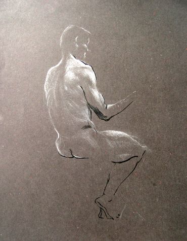 Drawing by Sculptor Tomas Oliva