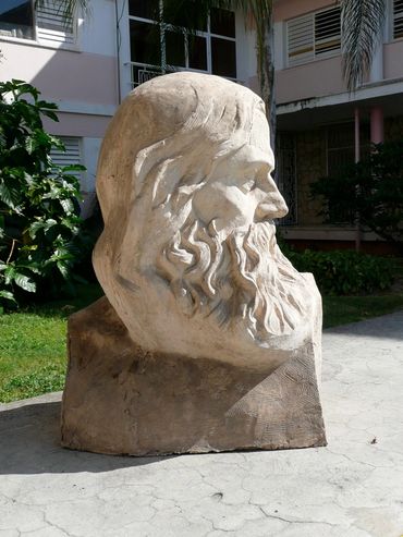 Bust of Heroic Size, Sculptor Tomas Oliva, a study for a project monument to Slavutych