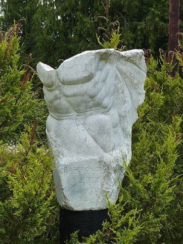 Cuban Sculptor Tomas Oliva, monumental sculpture, marble