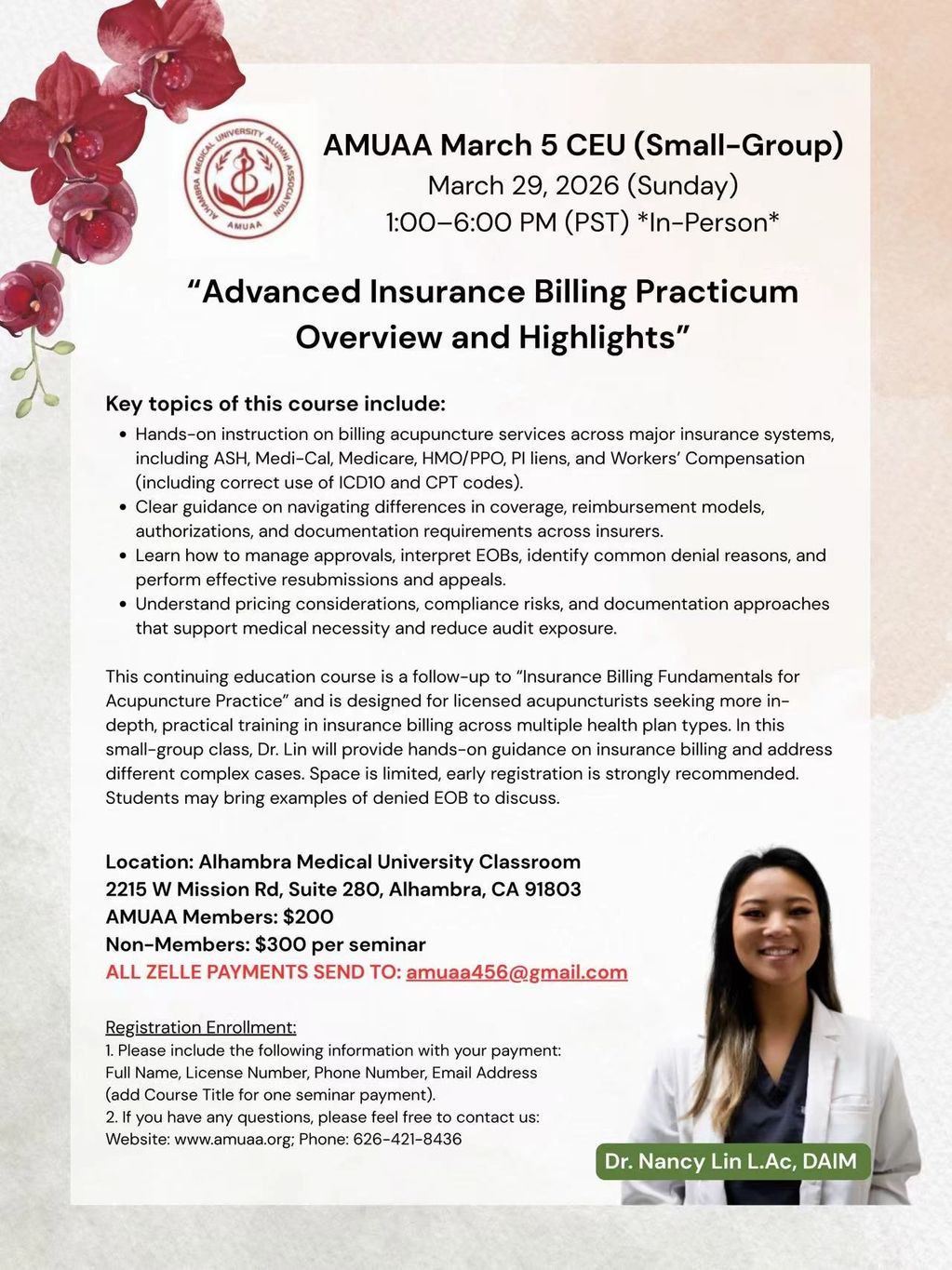 AMUAA March CEU Course