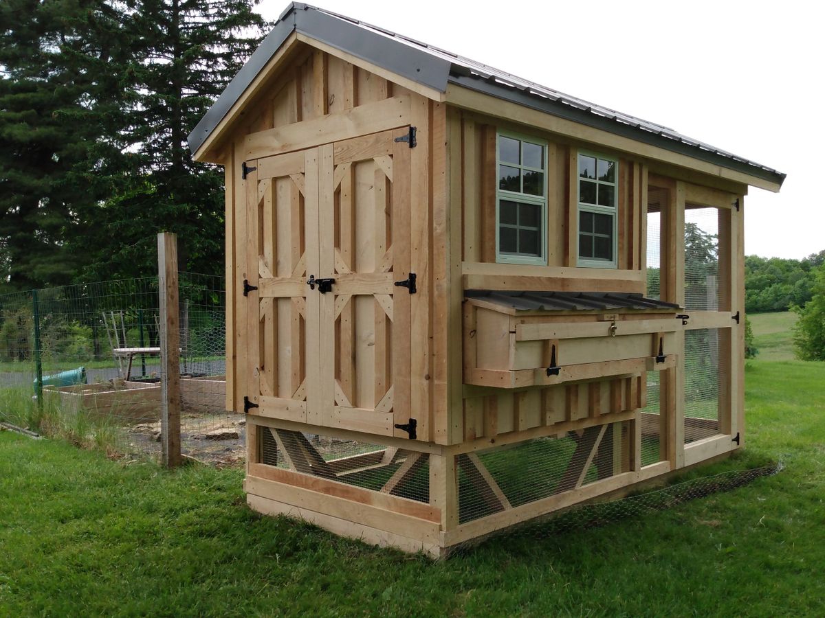 5x10 Chicken Coop (autodoor optional)