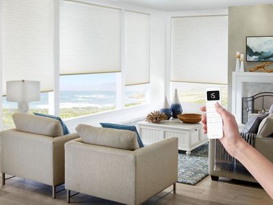 Somfy motorized shades and window treatments