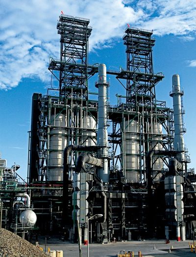 A view of oil repairing Machine