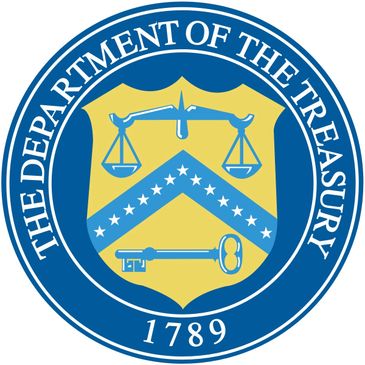 The Department of the Treasury logo 