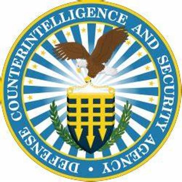 The logo of the Defense Counterintelligence and Security Agency