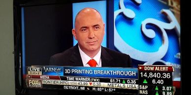 Dr Conor MacCormack speaking on Fox News about Mcor's 3D printing breakthrough technology