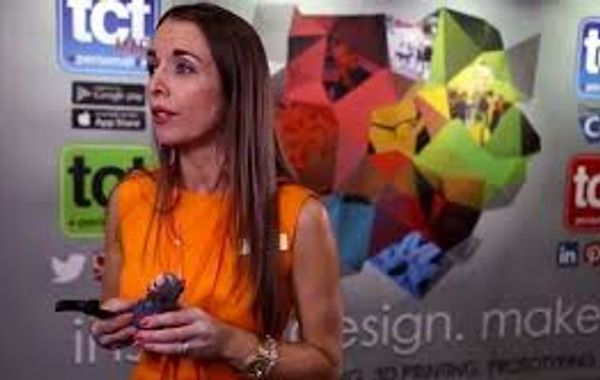 Deirdre MacCormack interviewing with TCT Magazine at the TCT Show in the UK
