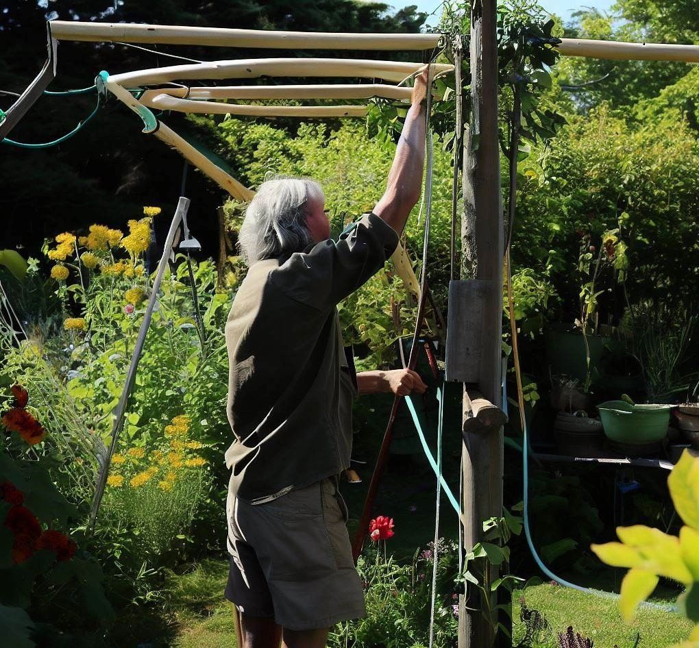 DIY Ideas for Repurposing Old Washing Line Poles