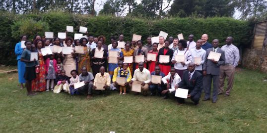 Restoration Network church leaders training at Kitale Kenya