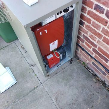 Repair on a oil boiler 