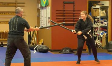 Outdoor training with Tombo Dojo.