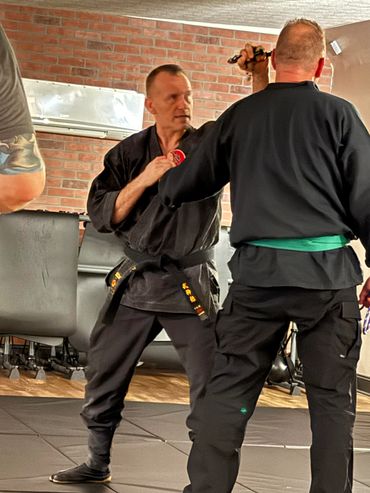 Training at the Tombo Dojo.