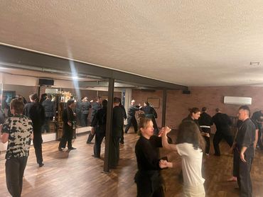 Training at the Tombo Dojo.