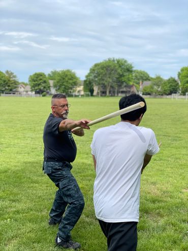 Outdoor training with Tombo Dojo.