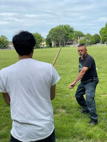 Outdoor training with Tombo Dojo.