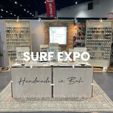 Pineapple Islands Modular repurposed trade show booth setup 