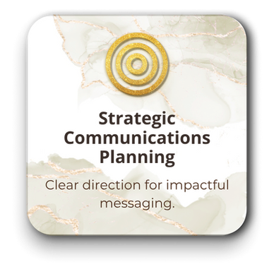 Strategic communications planning, messaging, audits, and campaigns for small businesses.