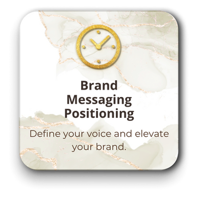 Brand messaging and positioning including voice, taglines, and website copy.