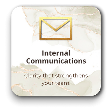 Internal communications to improve team alignment and employee messaging.