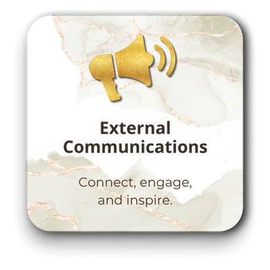 External communications for customer messaging, campaigns, and engagement.