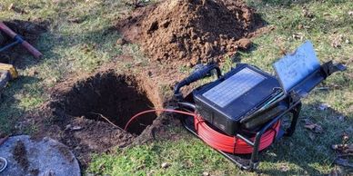 A septic system line camera.