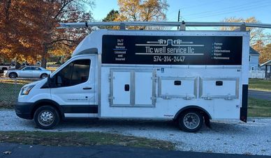 The TLC Well Service van in South Bend, Indiana.