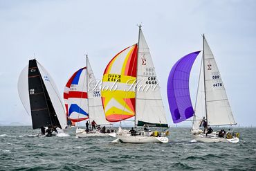 Coloured Spinnakers, Cowes 2025
