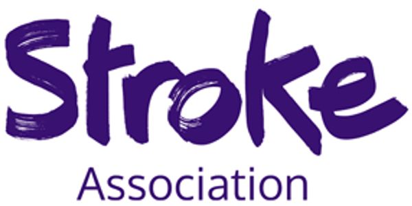 Stroke Association logo in purple text.