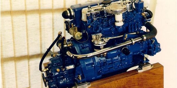 Mitsubishi based Boatserve FMK4 engine ready to go to an exhibition