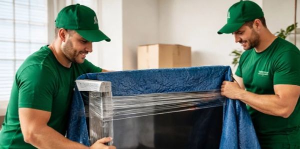 movers picking furniture in Boston