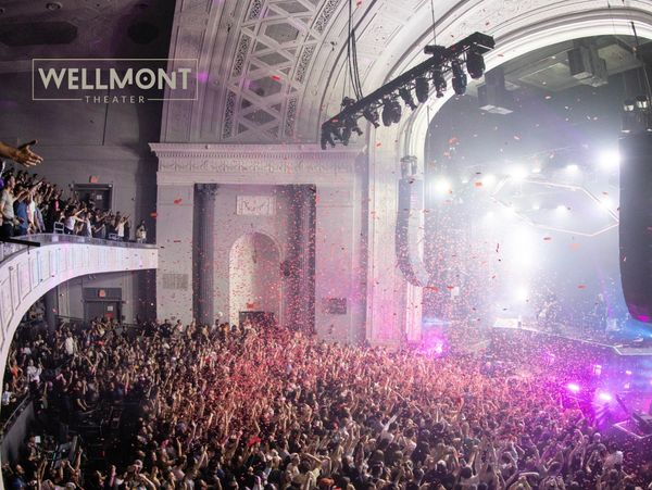 Inside view of the Wellmont Theater in Montclair, NJ – a venue for live entertainment and events.