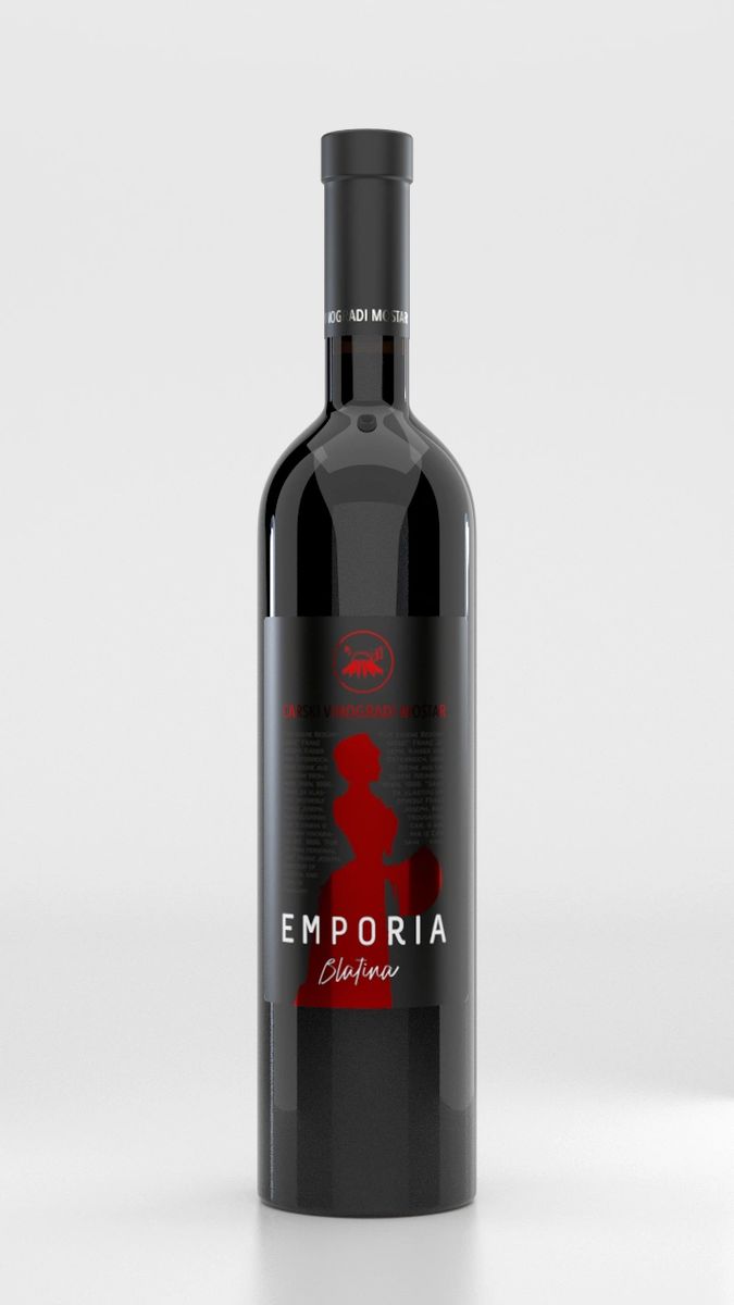 Emporia Blatina (BLAH-tee-nah) 2016 , Premium Quality (Vrhunsko) Dry Red  Blend