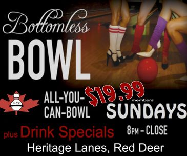 Bottomless bowling promo