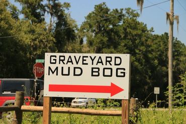graveyard mud bog sign