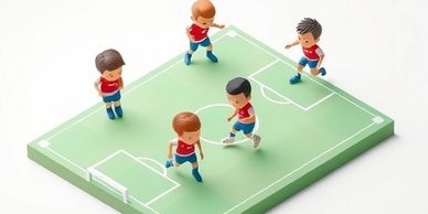 Children's Football Class. Tackling vs Possession. 