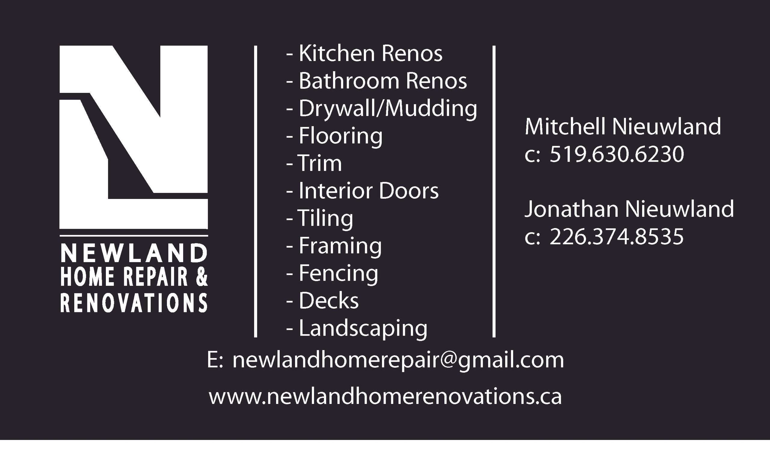Newland Home Repair & Renovations - General Contractors in Thedford